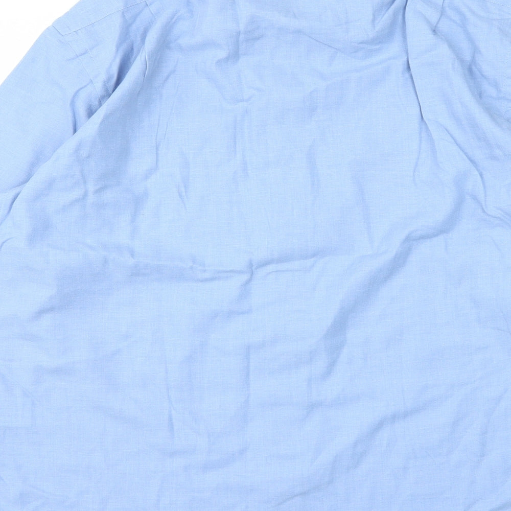 Simon taylor Mens Blue    Dress Shirt Size 16
