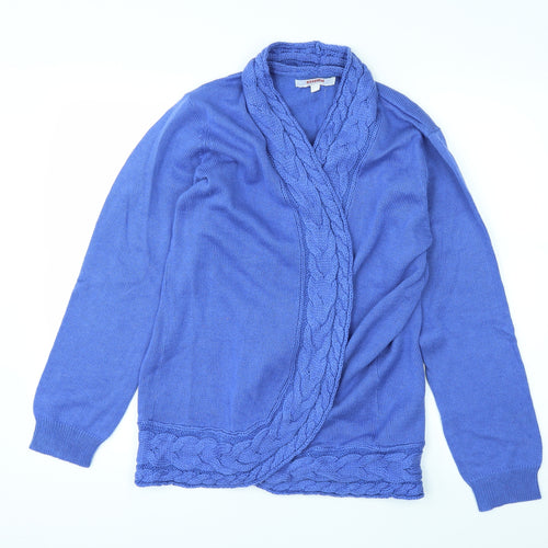 Essentials Womens Blue   Cardigan Jumper Size 16