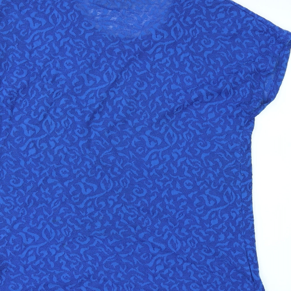 Anthology Womens Blue   Basic T-Shirt Size 16