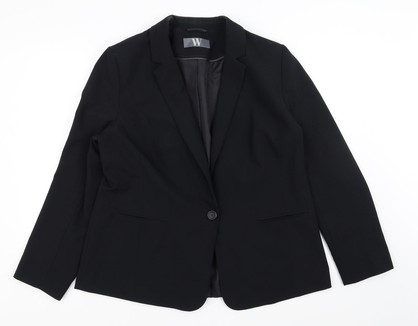 BHS Womens Black   Jacket Blazer Size 18