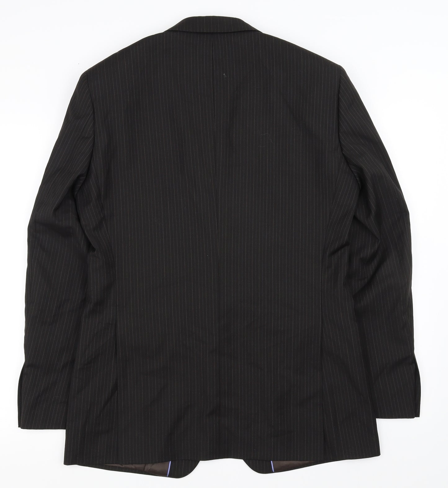 NEXT Mens Black Striped  Jacket Blazer Size 38