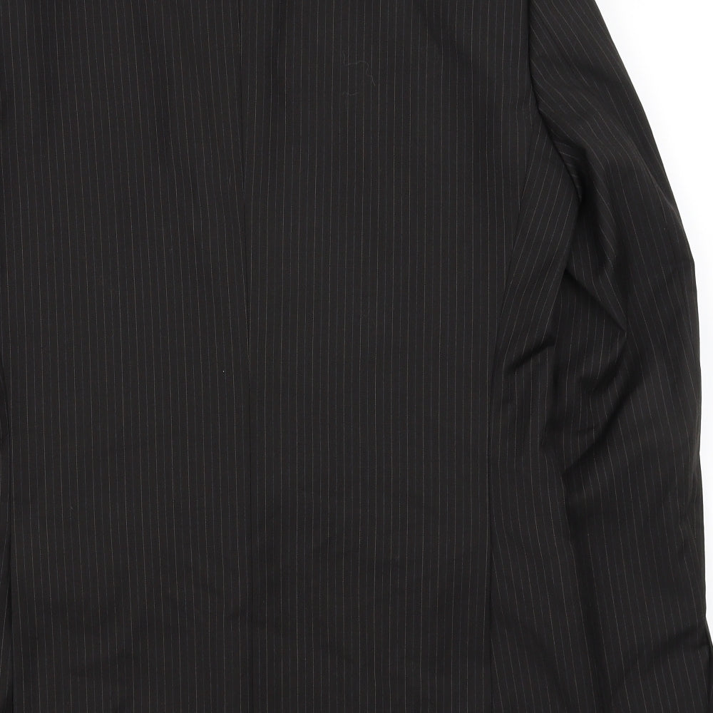 NEXT Mens Black Striped  Jacket Blazer Size 38
