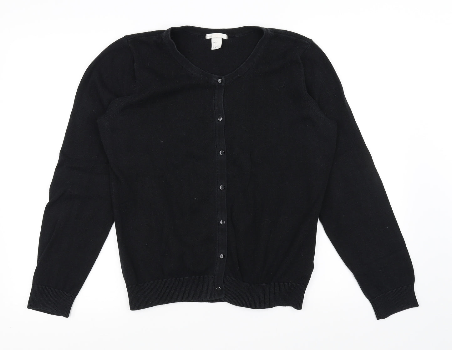 H&M Womens Black   Cardigan Jumper Size M