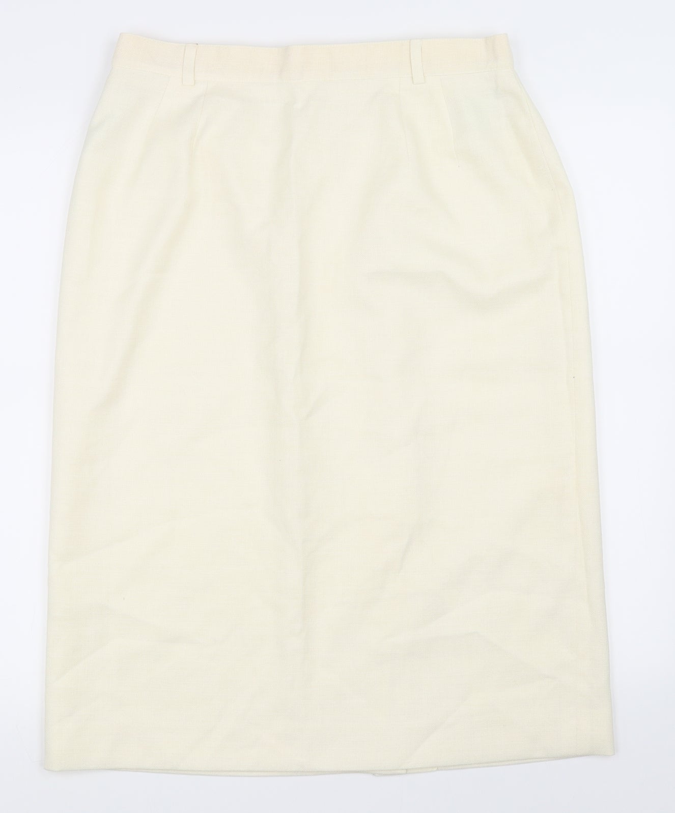 Viyella Womens Yellow   A-Line Skirt Size 16