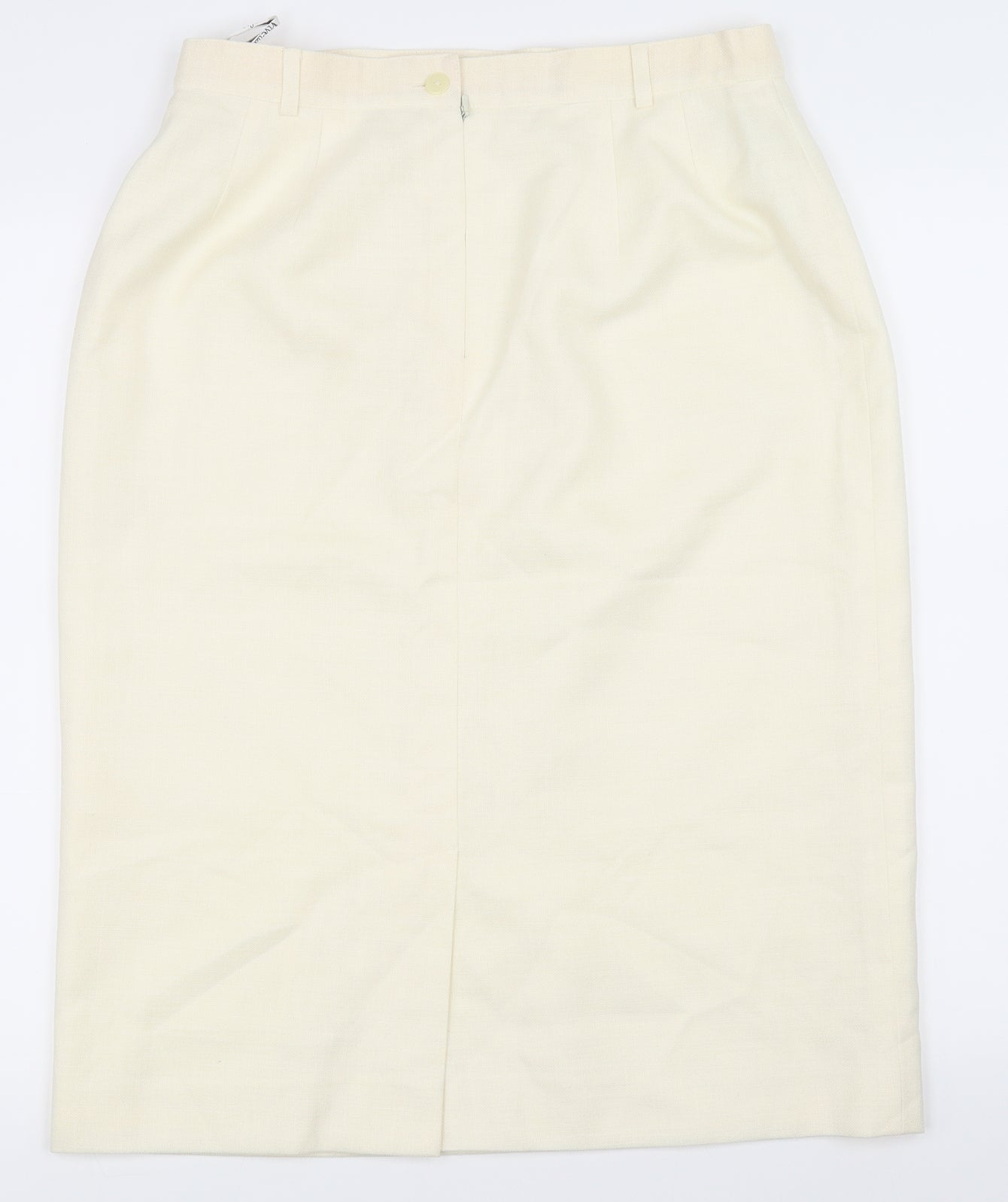 Viyella Womens Yellow   A-Line Skirt Size 16