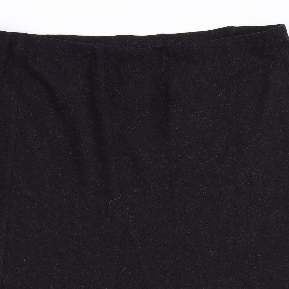 Marks and Spencer Womens Black   Swing Skirt Size 18