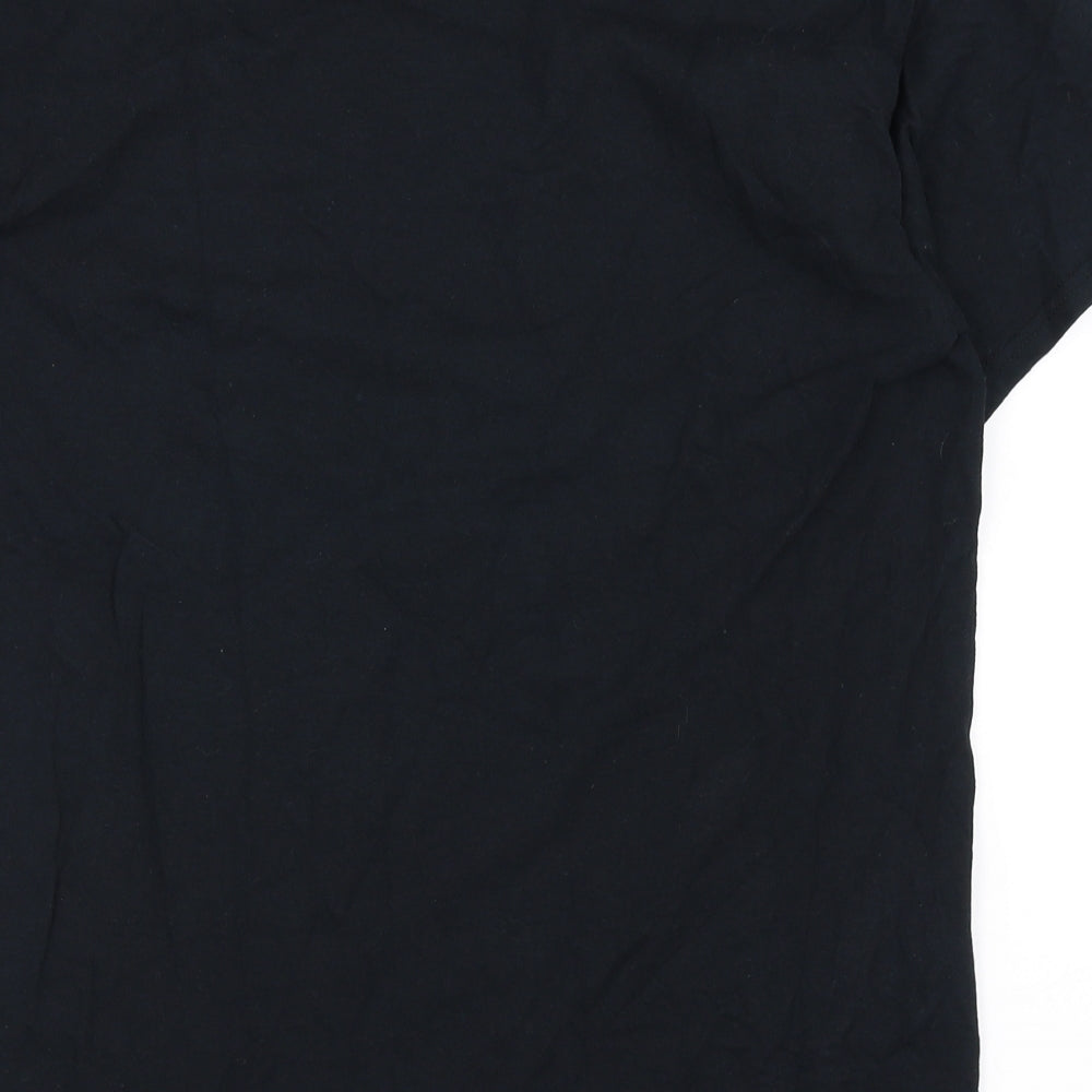 Gilden Womens Black   Basic T-Shirt Size M