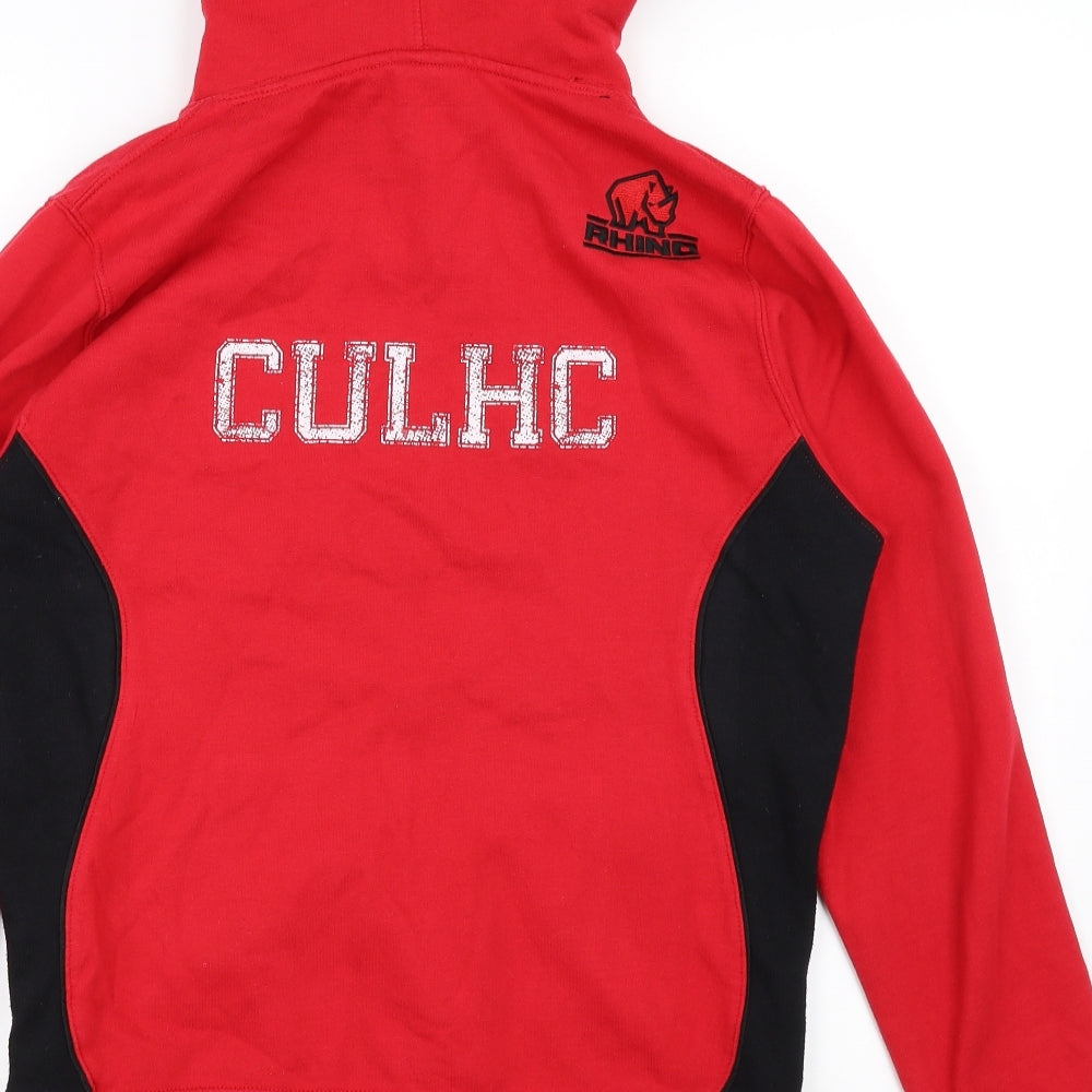 Rhino Womens Red   Pullover Hoodie Size 12