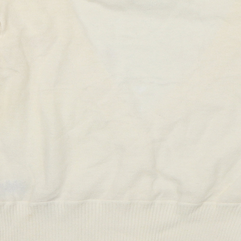 Newlook Womens White   Cardigan Jumper Size 10