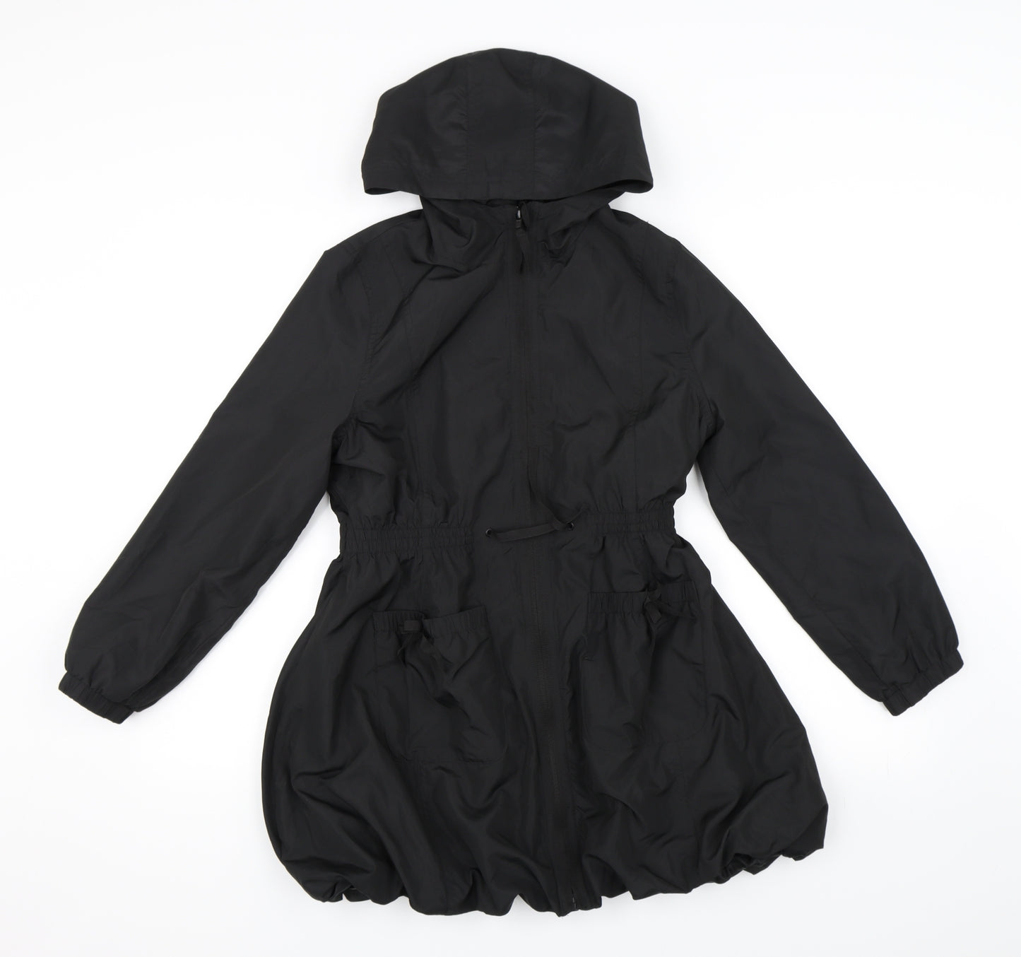 Marks and Spencer Girls Black   Rain Coat Coat Size 10 Years