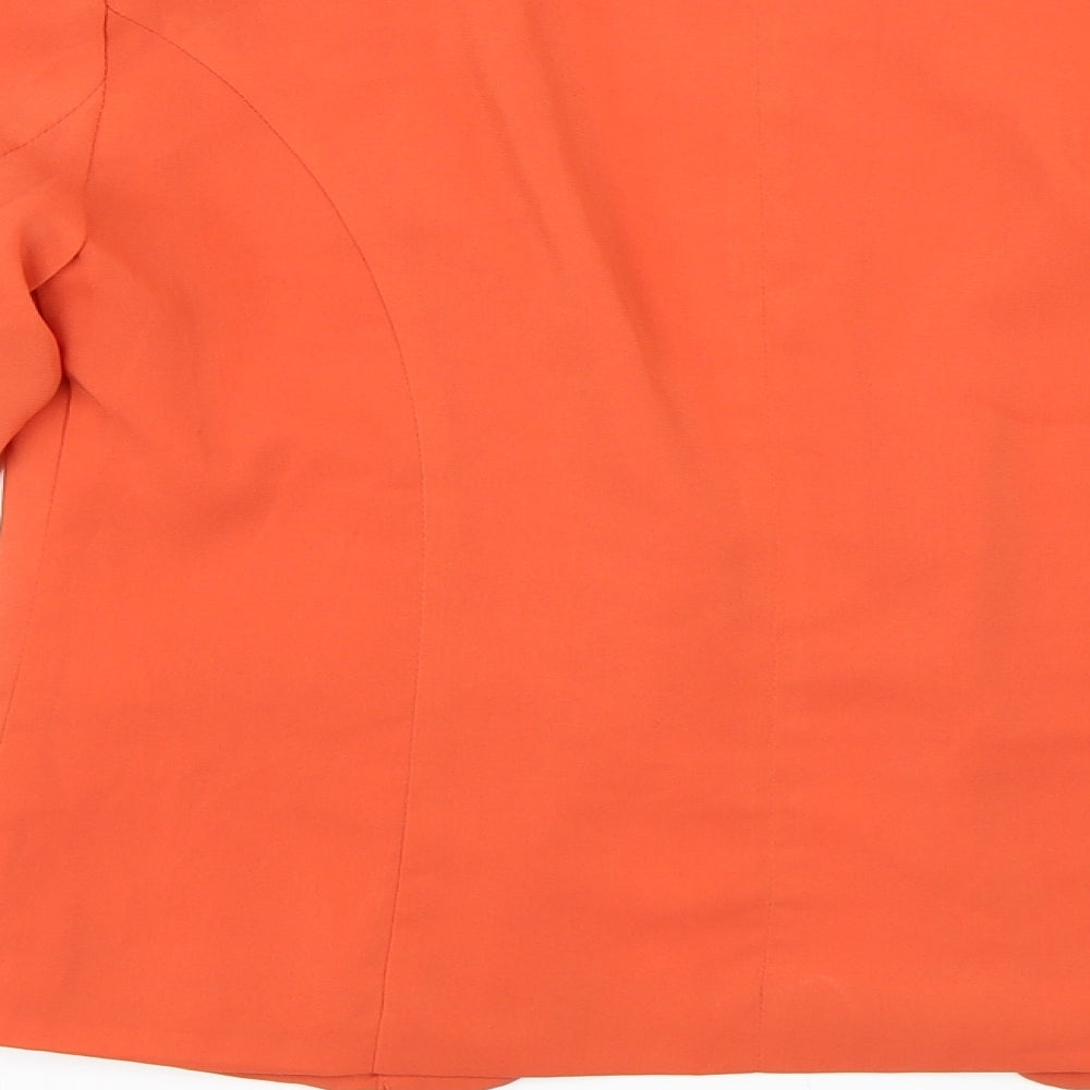 Villa Clothes Womens Orange   Jacket Blazer Size XS
