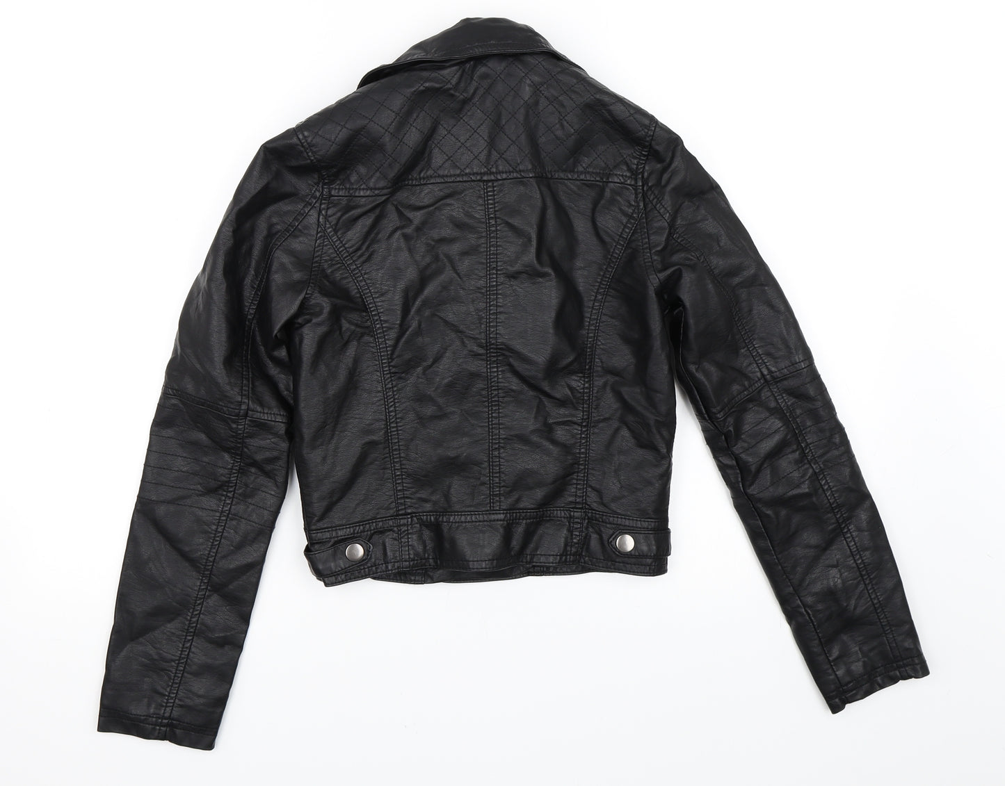 Newlook Girls Black   Jacket  Size 12-13 Years  - Faux Leather Jacket