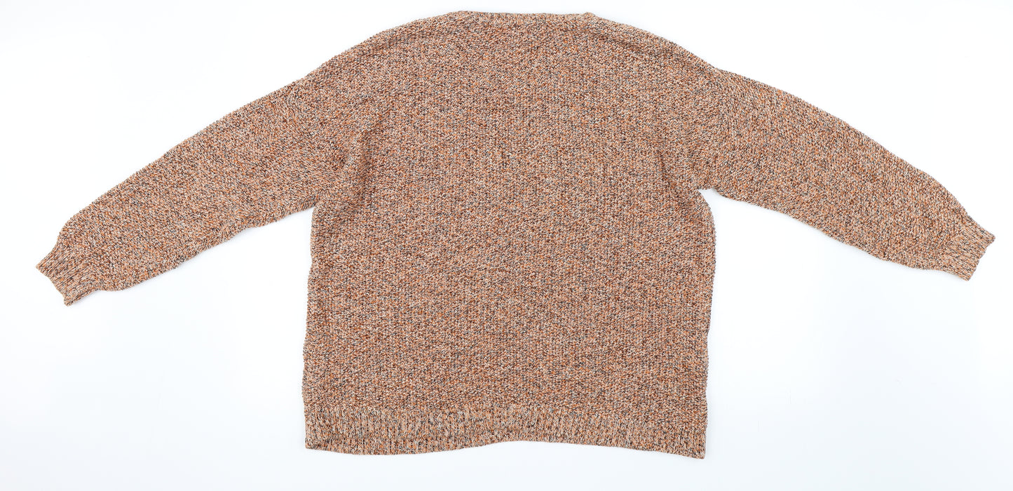 Marks and Spencer Womens Orange   Pullover Jumper Size 16