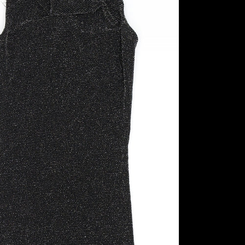 H&M Womens Black   Bodycon  Size 6  - Glitery