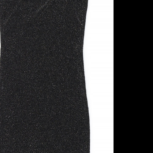 H&M Womens Black   Bodycon  Size 6  - Glitery