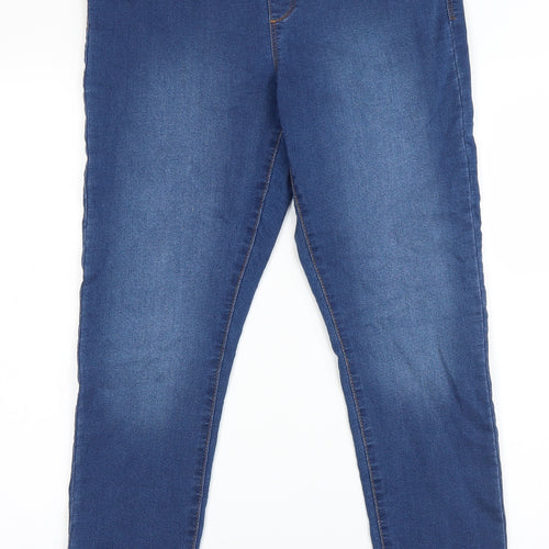 pep&co Womens Blue Ikat  Jegging Leggings Size 12 L22.5 in