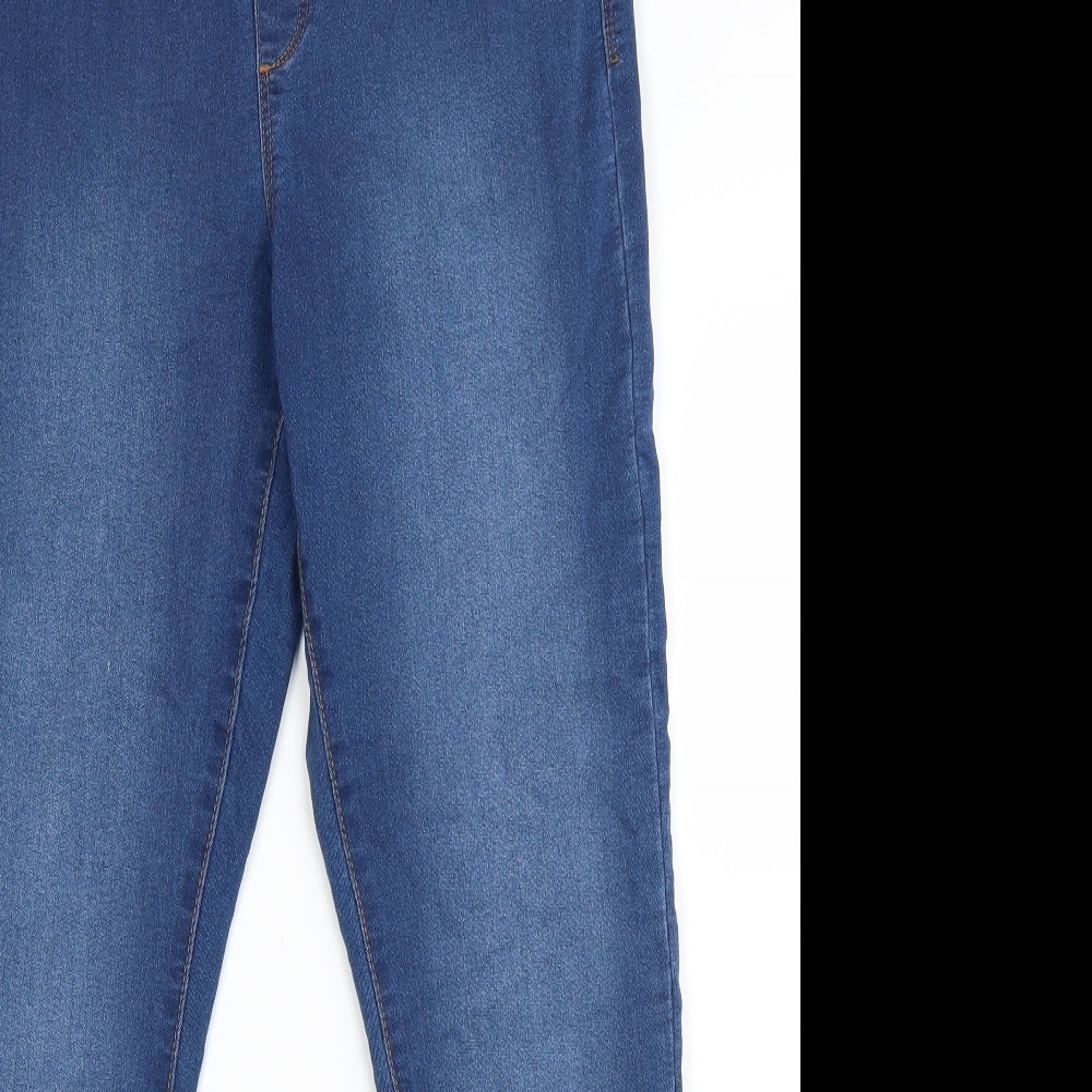 pep&co Womens Blue Ikat  Jegging Leggings Size 12 L22.5 in