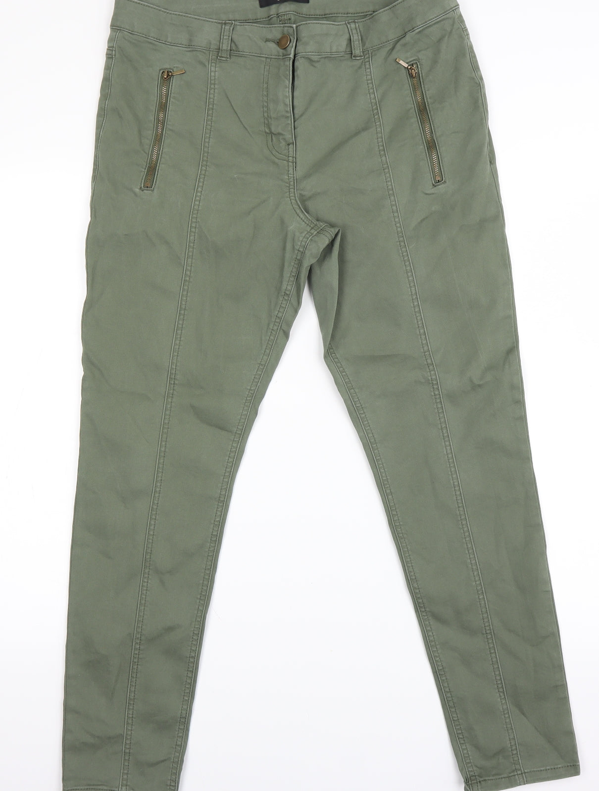George Womens Green   Chino Trousers Size 14 L24 in