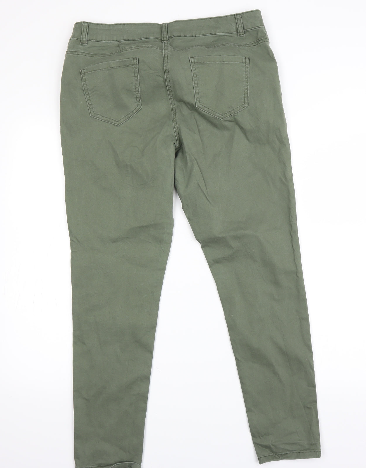 George Womens Green   Chino Trousers Size 14 L24 in