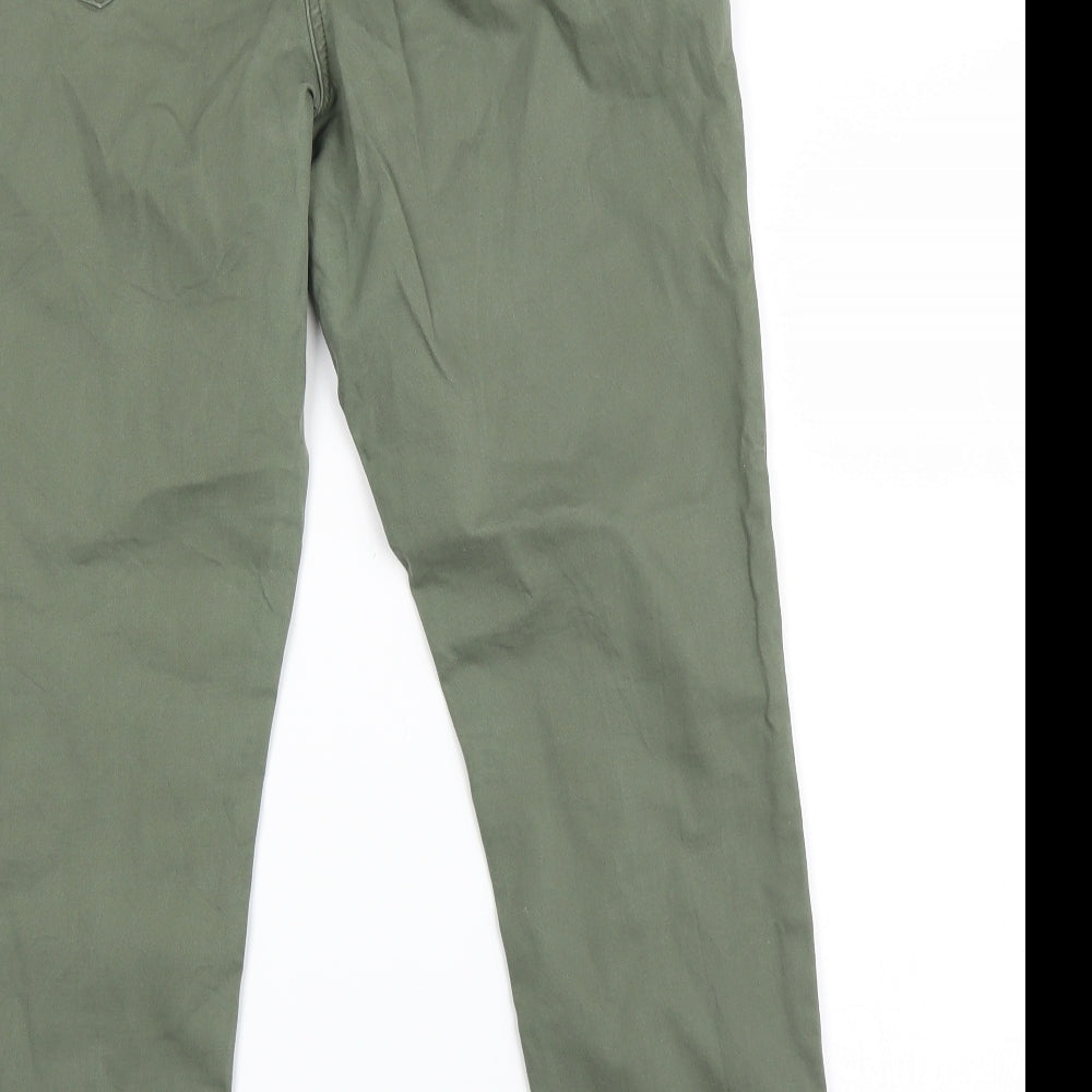 George Womens Green   Chino Trousers Size 14 L24 in