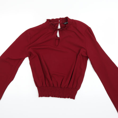 Select Womens Red   Basic Blouse Size 14