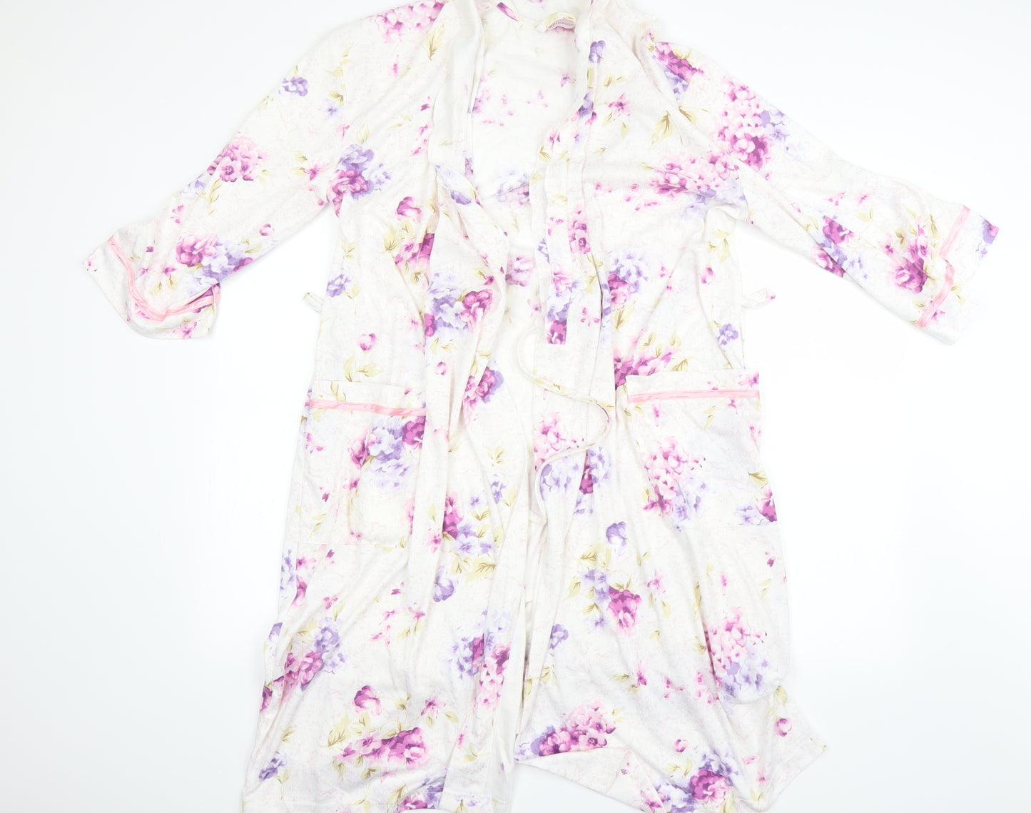 Miliarosa Womens White Floral  Top Gown Size 16
