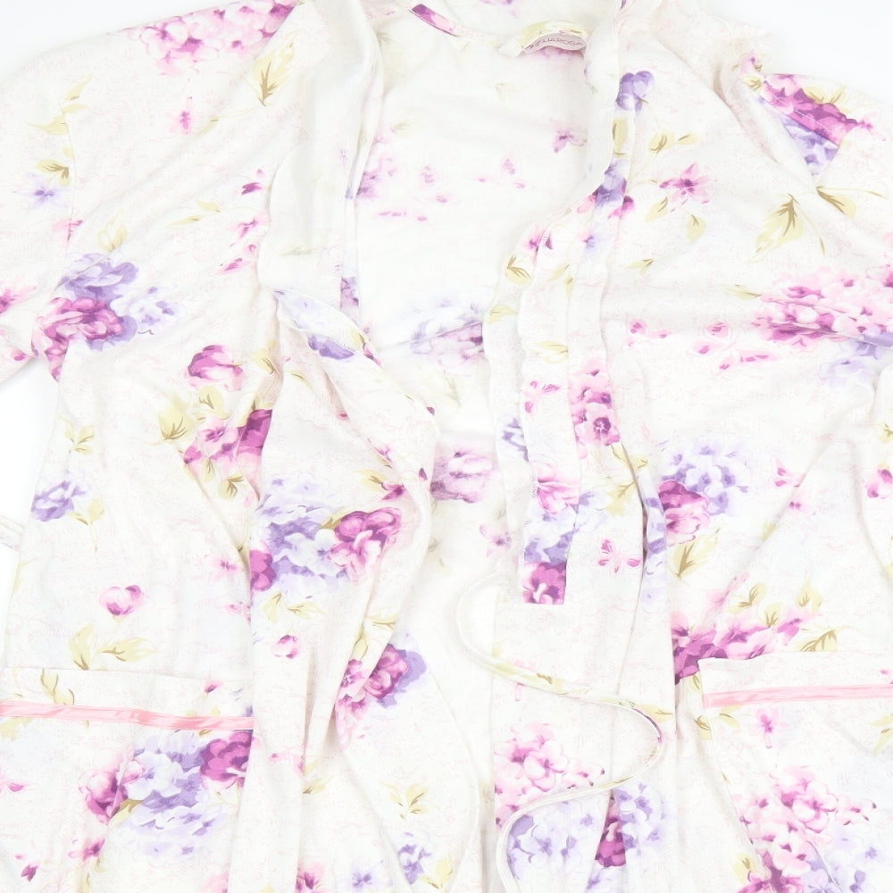 Miliarosa Womens White Floral  Top Gown Size 16