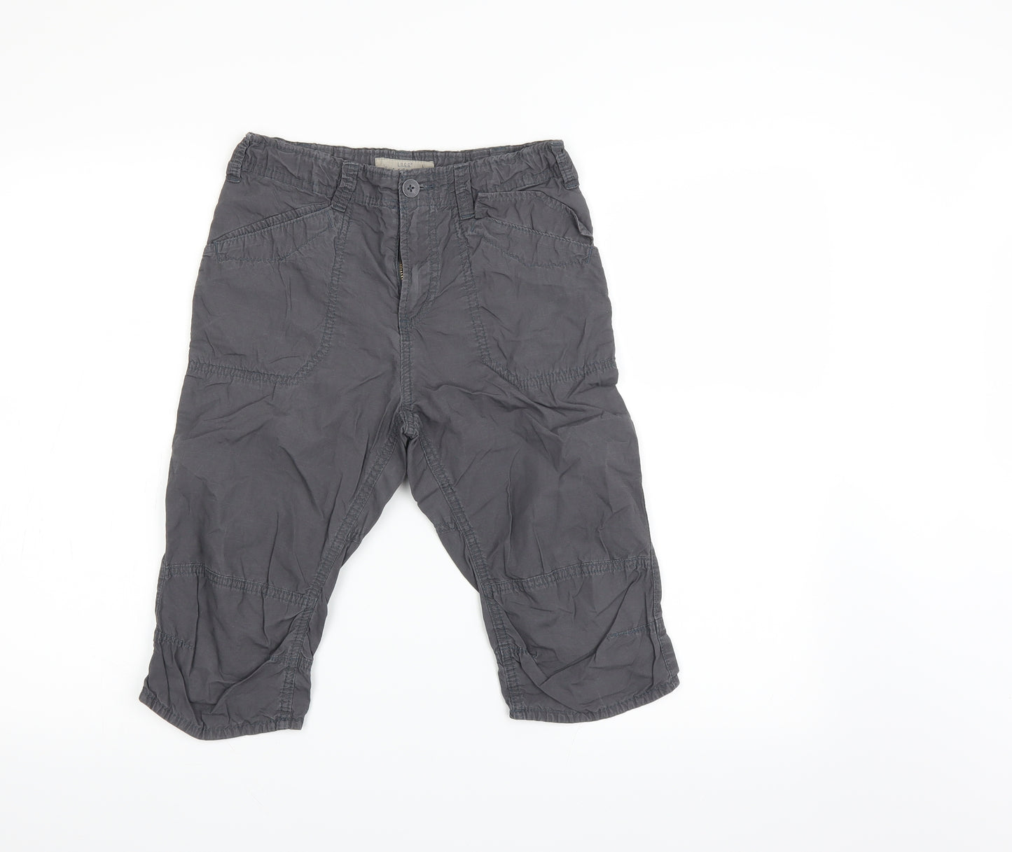 label of graded goods Boys Grey Houndstooth  Cargo Shorts Size 10-11 Years