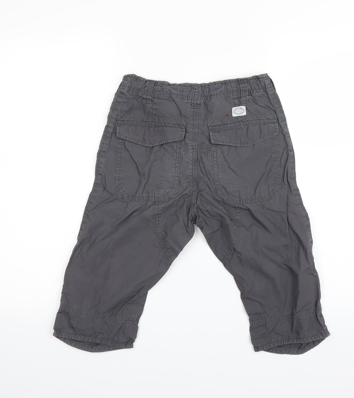 label of graded goods Boys Grey Houndstooth  Cargo Shorts Size 10-11 Years