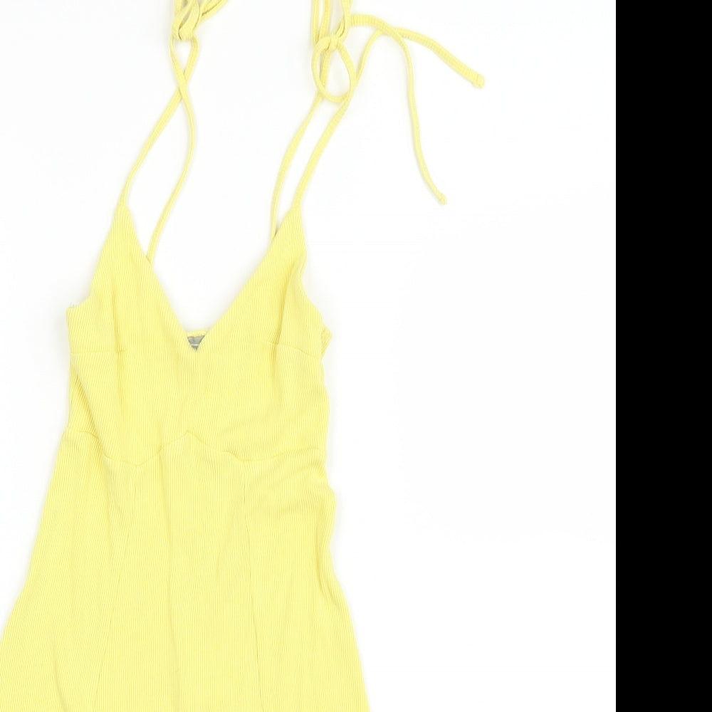 ASOS Womens Yellow   A-Line  Size 8