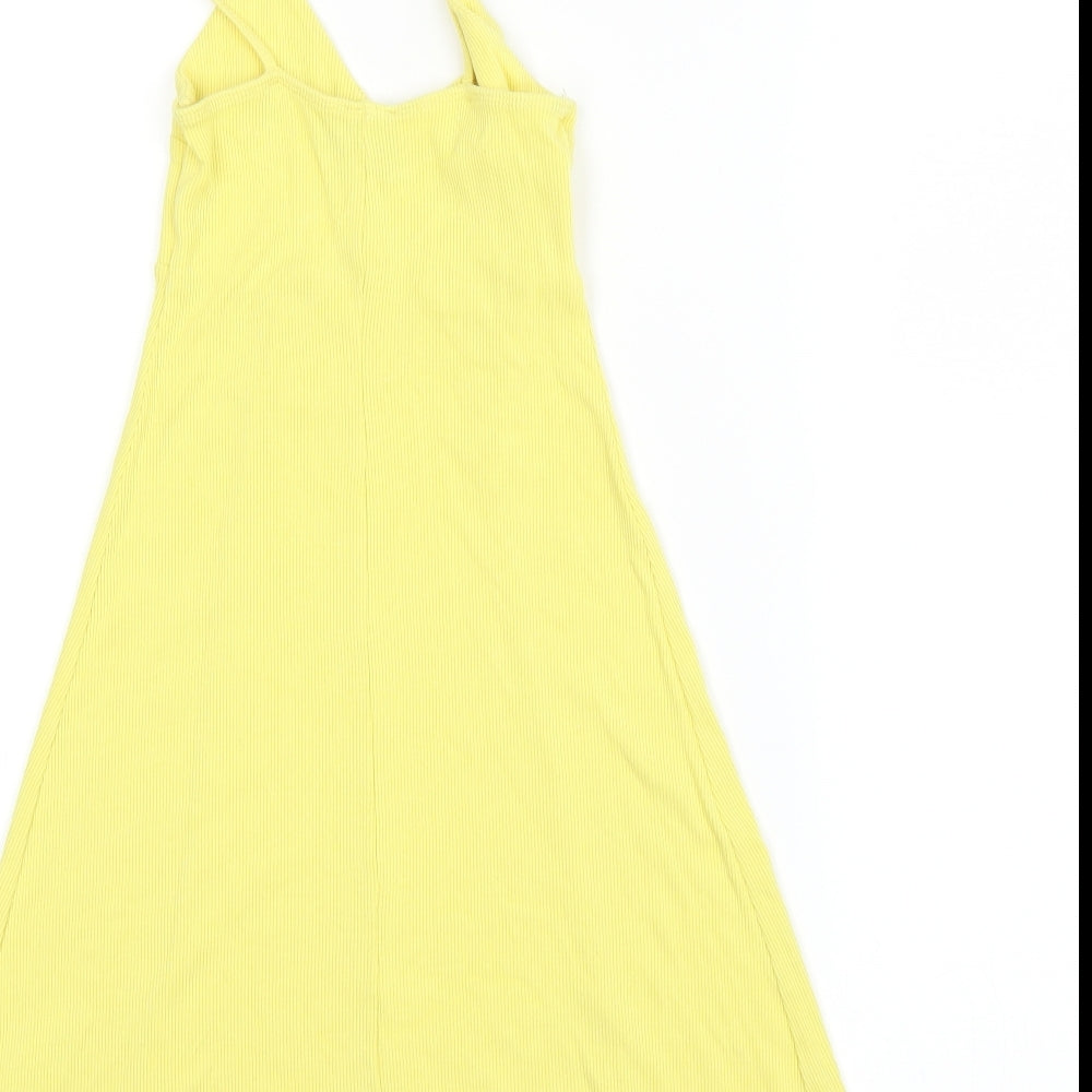ASOS Womens Yellow   A-Line  Size 8