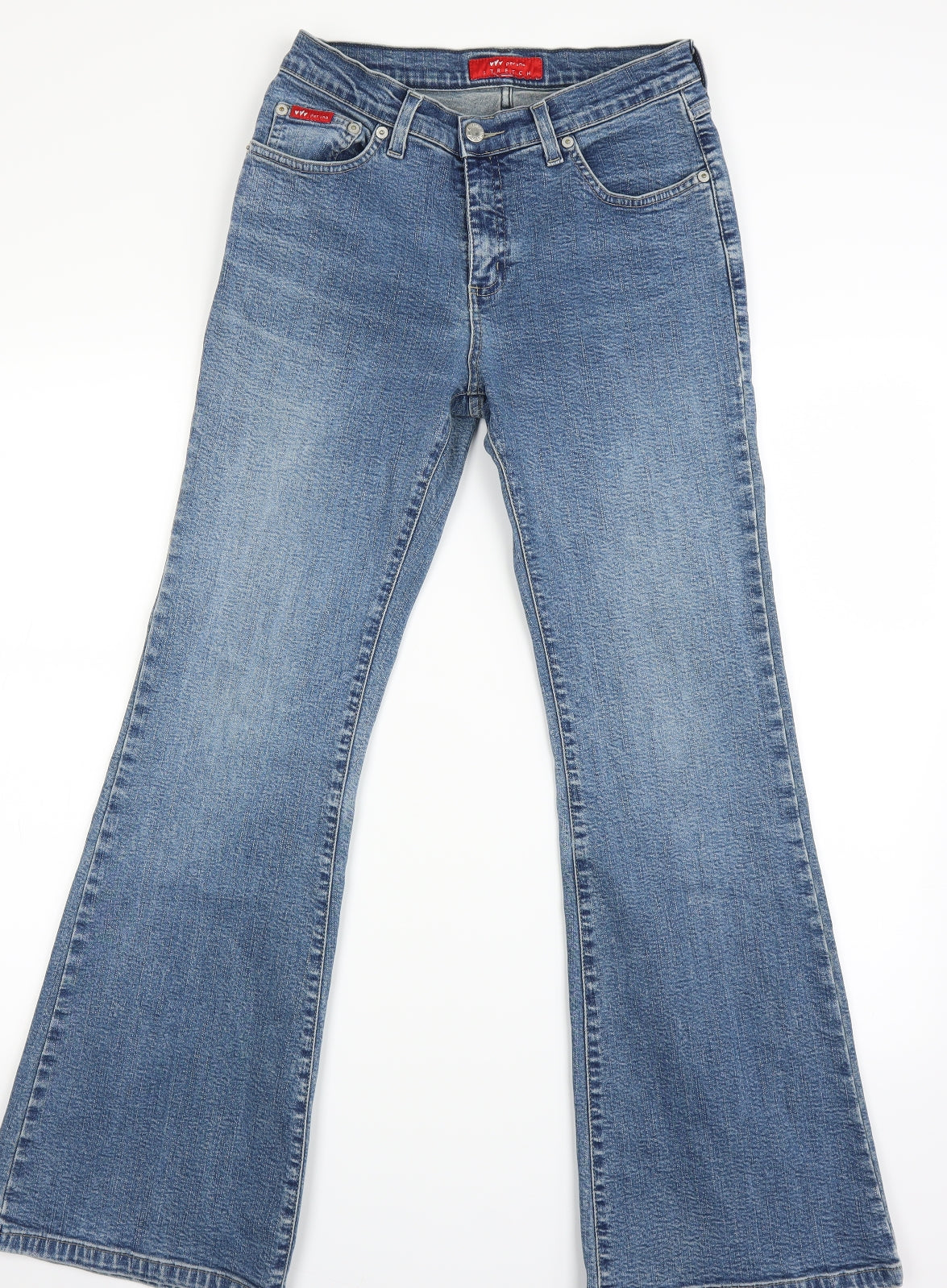 Peruna Womens Blue   Straight Jeans Size 10 L25 in