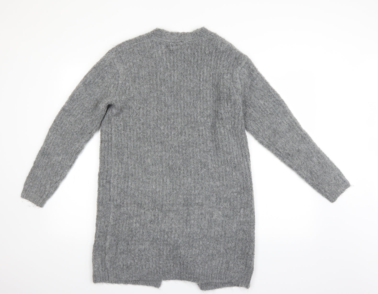 Marks and Spencer Womens Grey Houndstooth  Quilted Coat Size 10