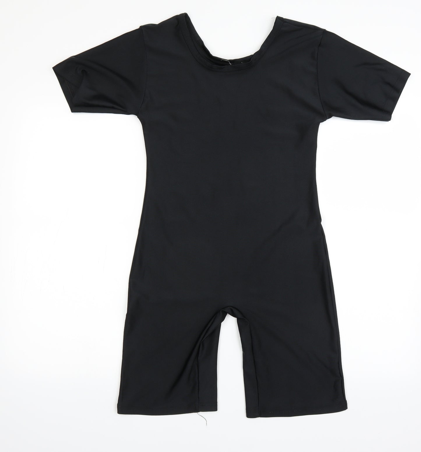 UNI SPORT Womens Black   Bodysuit One-Piece Size 38