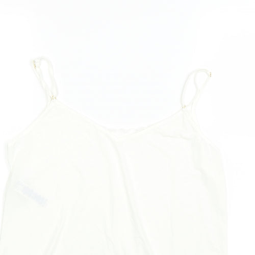 Marks and Spencer Womens Beige Solid  Top Pyjama Top Size 14