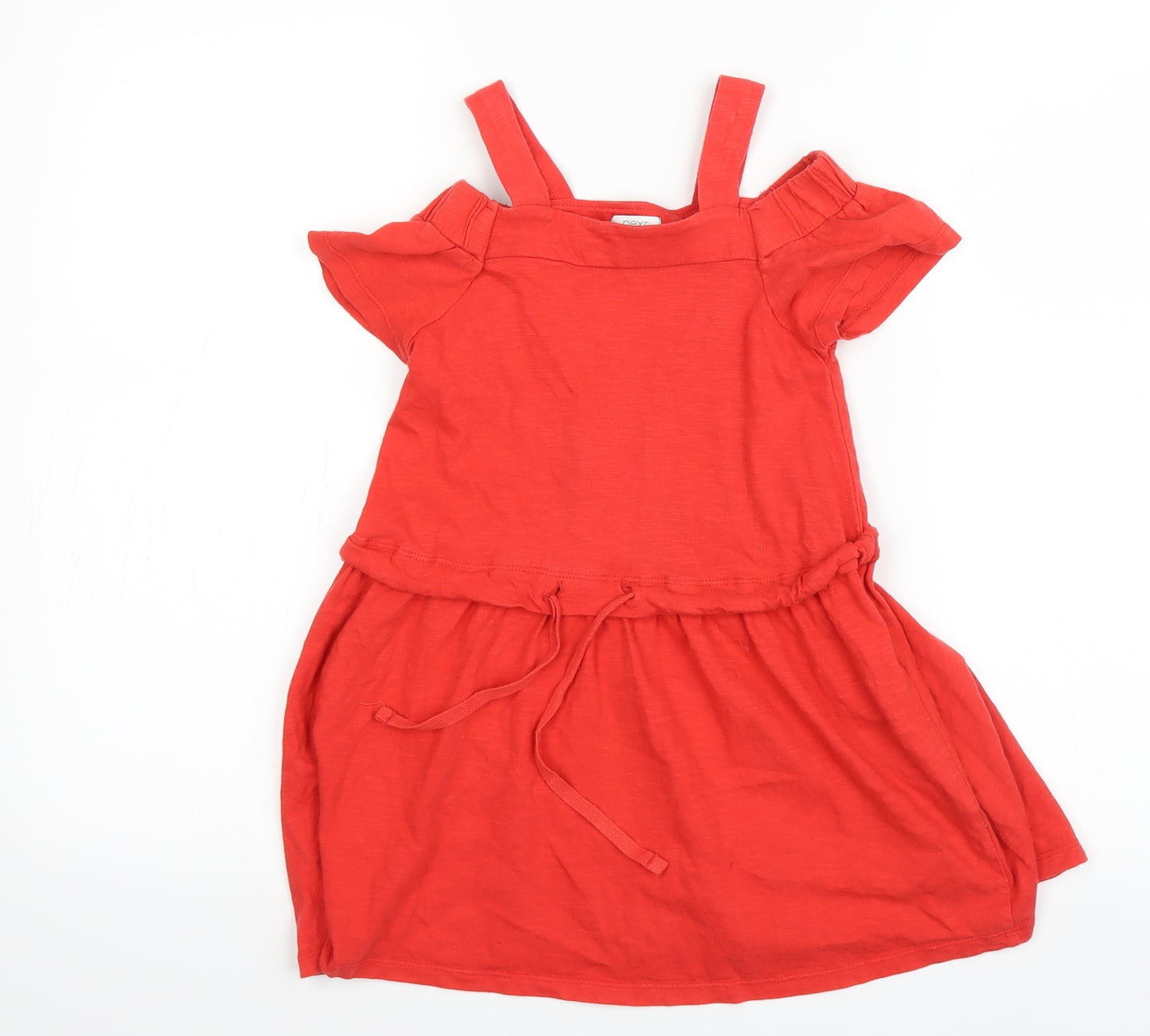 NEXT Girls Red   Basic Dress Shirt Size 6 Years