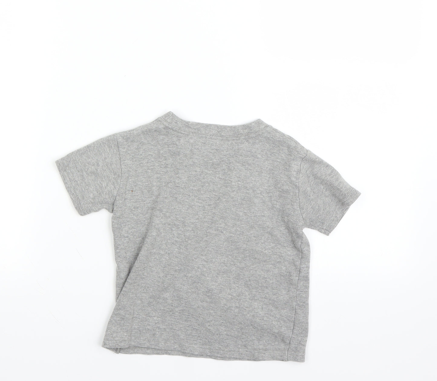 Preworn Boys Grey   Basic T-Shirt Size 2 Years