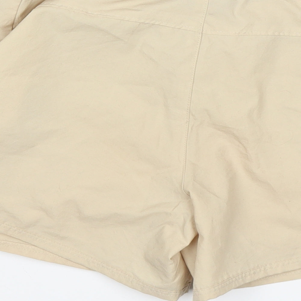 Nike ACG Womens Beige Houndstooth  Hot Pants Shorts Size 10
