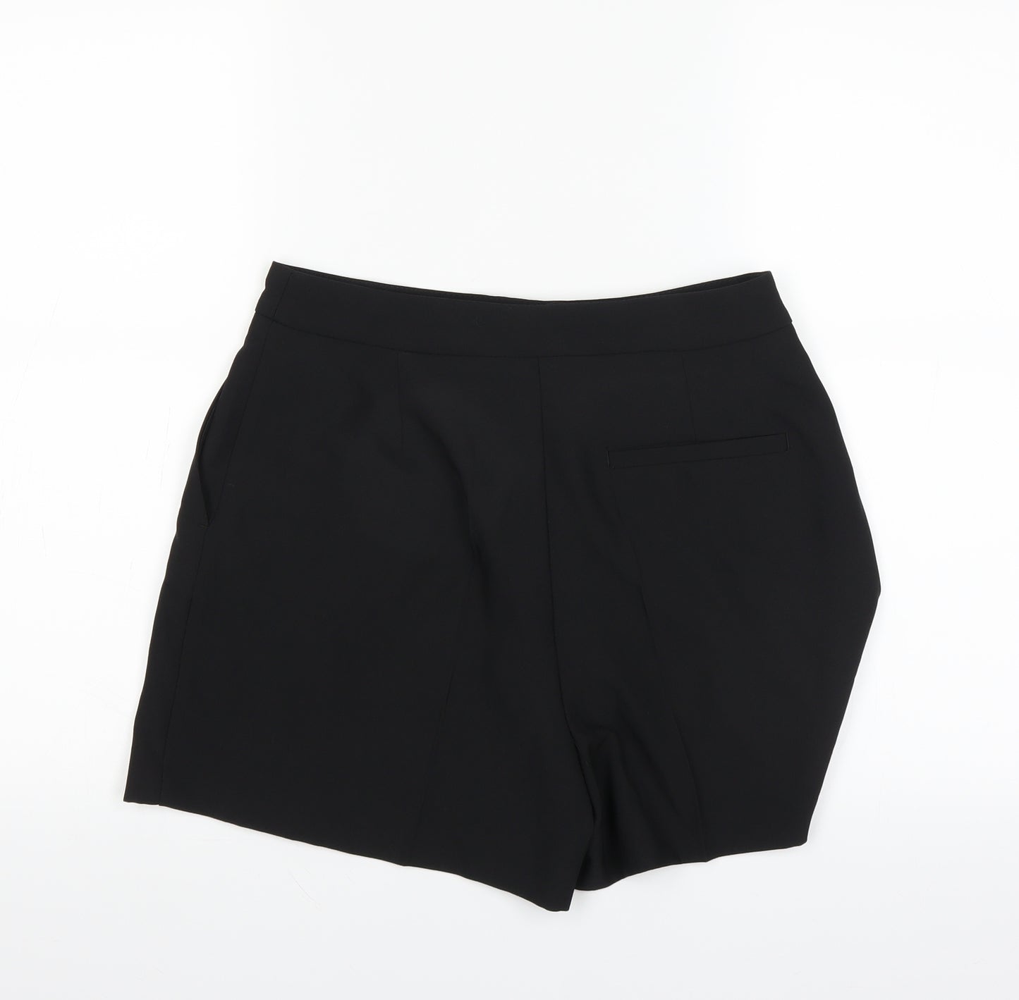 Zara Womens Black   Boyfriend Shorts Size 10