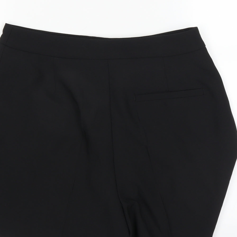 Zara Womens Black   Boyfriend Shorts Size 10