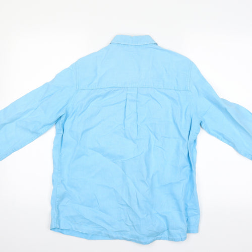Marks and Spencer Womens Blue    Button-Up Size 10