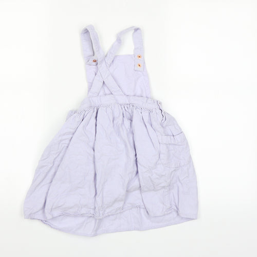 tu  Girls Purple   Dungaree One-Piece Size 4 Years