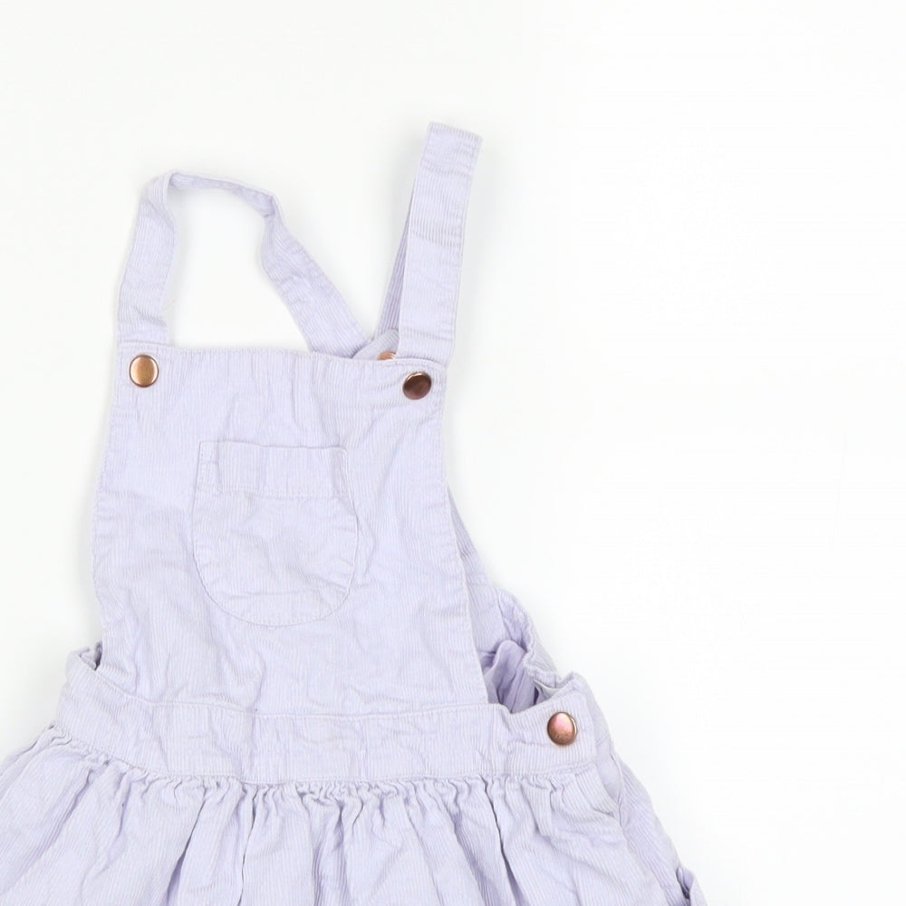 tu  Girls Purple   Dungaree One-Piece Size 4 Years