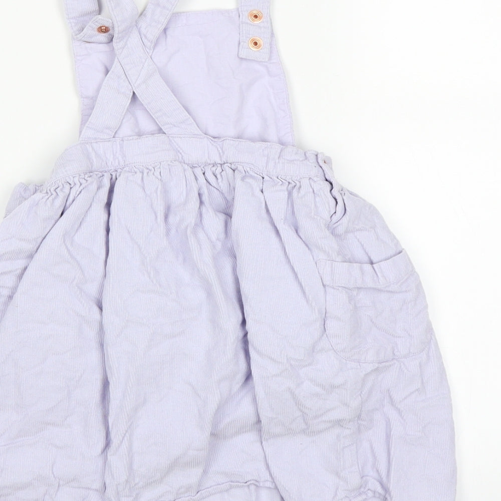 tu  Girls Purple   Dungaree One-Piece Size 4 Years
