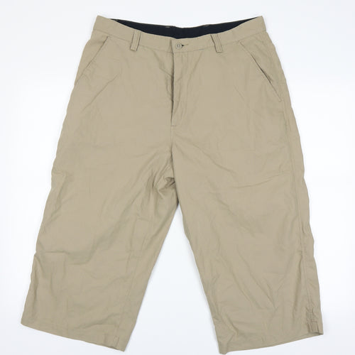 Maine Mens Beige   Chino Shorts Size 36