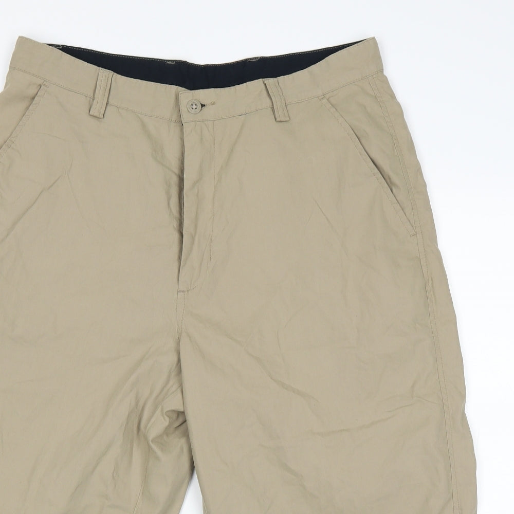 Maine Mens Beige   Chino Shorts Size 36
