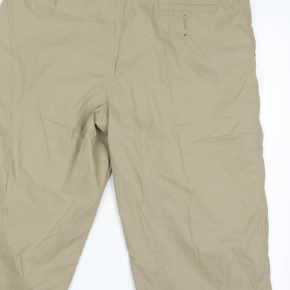 Maine Mens Beige   Chino Shorts Size 36