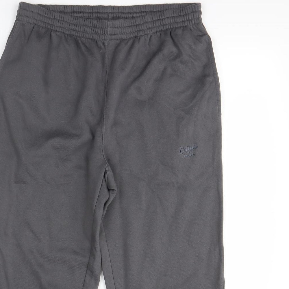 Cotton Traders Mens Grey   Jogger Trousers Size L L28 in