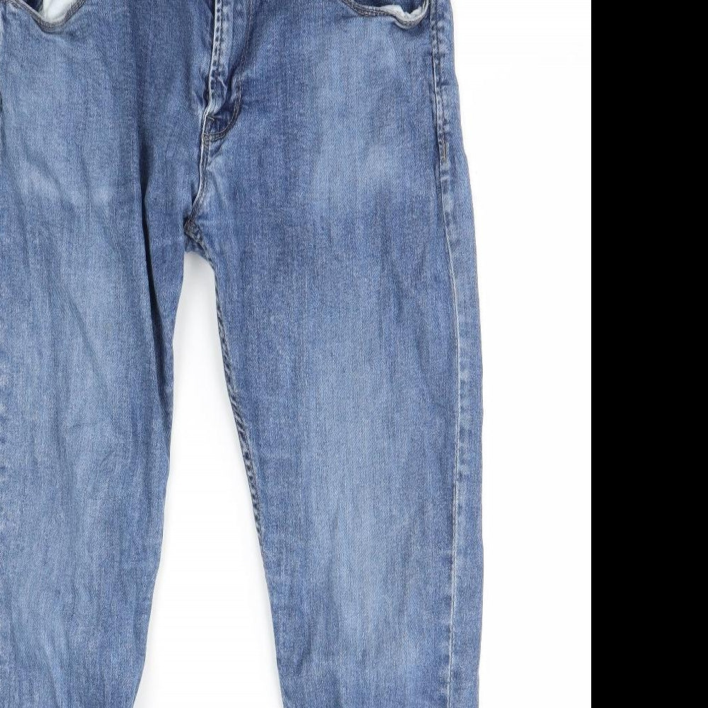 Pull & Bear Mens Blue  Denim Skinny Jeans Size S L30 in
