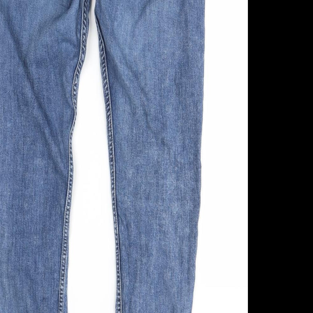 Pull & Bear Mens Blue  Denim Skinny Jeans Size S L30 in